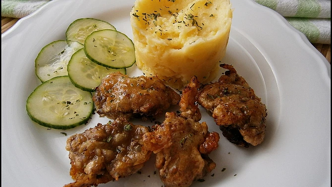Kuřecí játra smažená v sýrovém těstíčku, Kuřecí játra smažená v sýrovém těstíčku