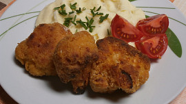 Květák smažený v troubě