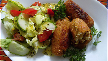 Květákové krokety s Nivou