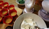 Lučinové muffiny se špenátem