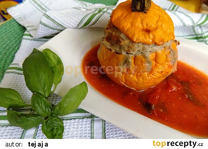 Pečené kulaté cuketky