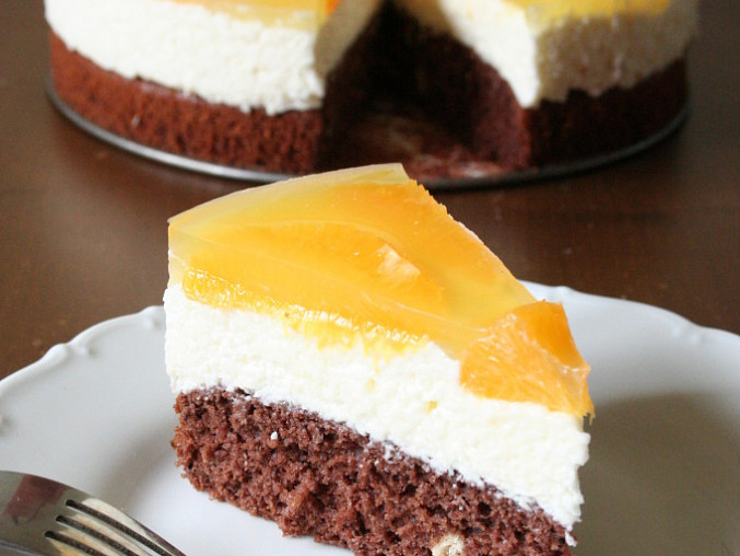 Pomerančový dortík