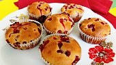 Rybízové muffiny s jogurtem