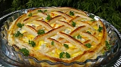 Slaný mřížkový koláč