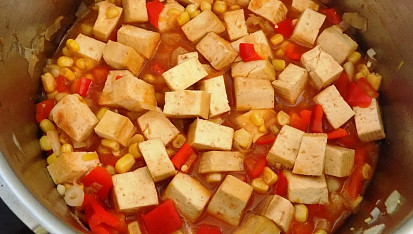 Tofu na víně