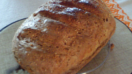 Vločkovo-otrubový chléb