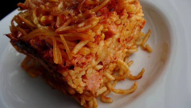 Zapékané špagety