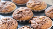 Banánové muffiny s nutellou