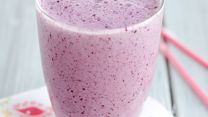 Borůvkové smoothie