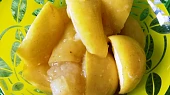 Čerstvý jablkový kompot