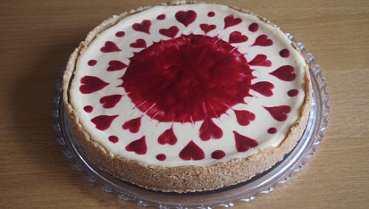 Cheesecake s třešněmi ve stylu New York