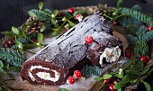 Čokoládová roláda se zázvorem (Bûche de Noël)