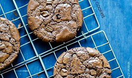 Čokoládové brownie cookies
