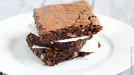 Čokoládové brownies s vlašskými ořechy