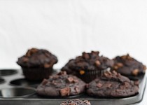 Čokoládové muffiny s podmáslím