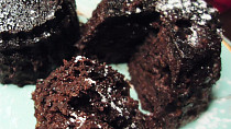 Čokoládové muffiny z mikrovlnky