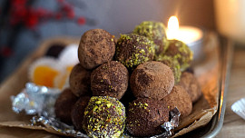 Čokoládovo - karamelové lanýže s rumem