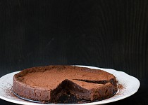 Čokoládový lanýžový koláč