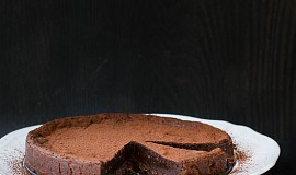 Čokoládový lanýžový koláč