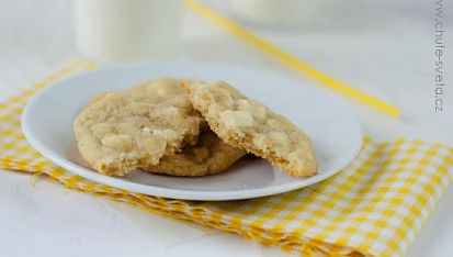 Cookies s bílou čokoládou