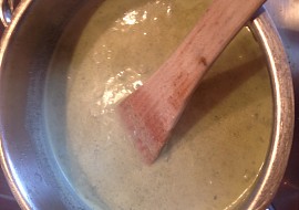 Cuketovo-žampionový krém s gorgonzolou