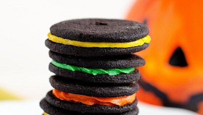 Domácí sušenky oreo