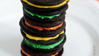 Domácí sušenky oreo