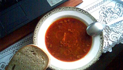 Drškůvka z kotrče, stolování u PC - hotovo