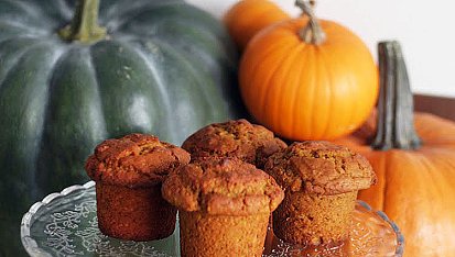 Dýňové muffiny s vlašskými ořechy