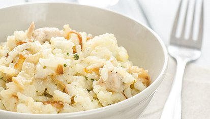 Italské rizoto s kuřecím a karamelizovanou cibulkou
