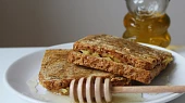 Jablečné toasty s medem