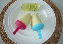 Jogurtové nanuky s limetou (bez laktózy)