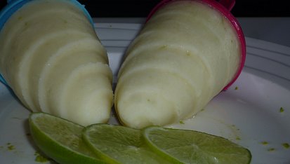Jogurtové nanuky s limetou (bez laktózy)