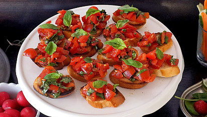 Klasická bruschetta