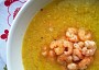 Kukuřičná polévka s chilli a krevetami