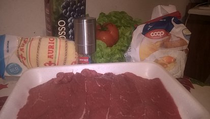 Masové závitky "Le Giare", Potřebné suroviny