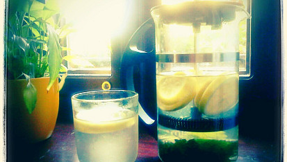 Meduňkovo-citronová limonáda