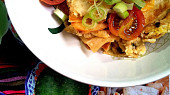 Migas (míchaná vejce s tortillou)