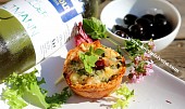 Mini quiche - toastové košíčky (mini quiche jako lehký oběd či předkrm)