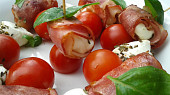 Mozzarella smažená ve slanině