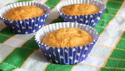 Mrkvové muffiny se slunečnicovými semínky