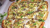 Bramborová pizza - pizza di patate