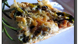 Pizza s mangoldem a Nivou