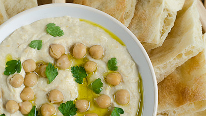 Pomazánka z cizrny - klasický hummus