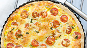 Quiche s rajčaty a kukuřicí