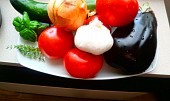 Ratatouille a kachní prsa (zelenina a bylinky použita na tento recept)