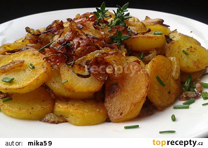 Restované bylinkové brambory