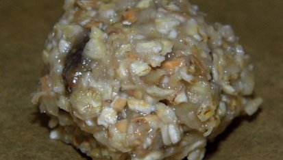 Rychlé banánové cookies - jen 4 ingredience!, Před upečením