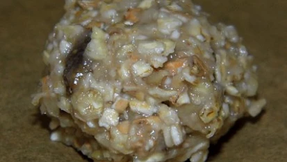 Rychlé banánové cookies - jen 4 ingredience!, Před upečením