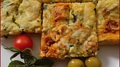 Slaný cuketový koláč v italském stylu
